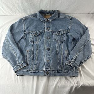 Levis Jacket Mens XL Vintage 90s Denim Jean Trucker 70507-0389 Classic Mexico